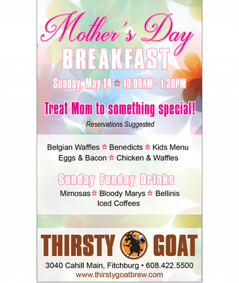 Thirsty Goat Mothers Day Ad