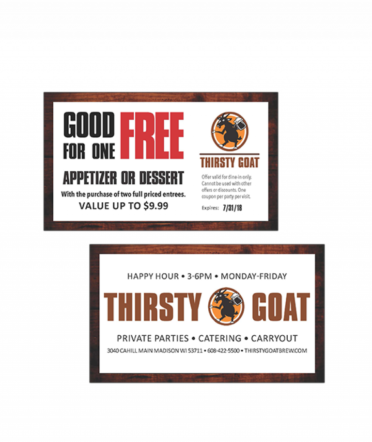 Thirsty Goat Free Appetizer